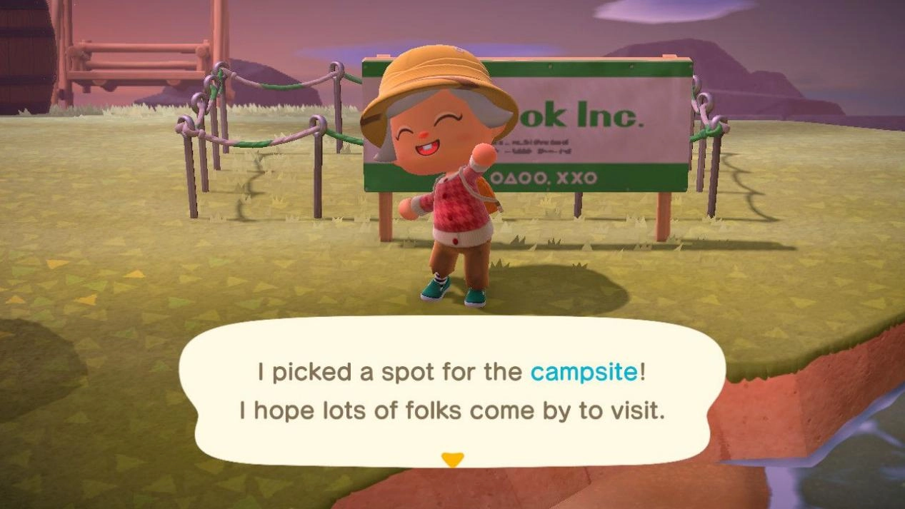 ACNH Build Campsite